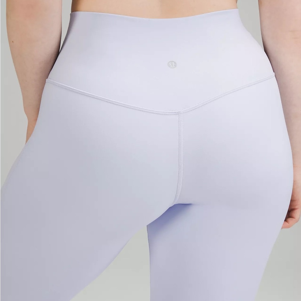 Lululemon Align High-Rise Crop 21" pastel blue size 6